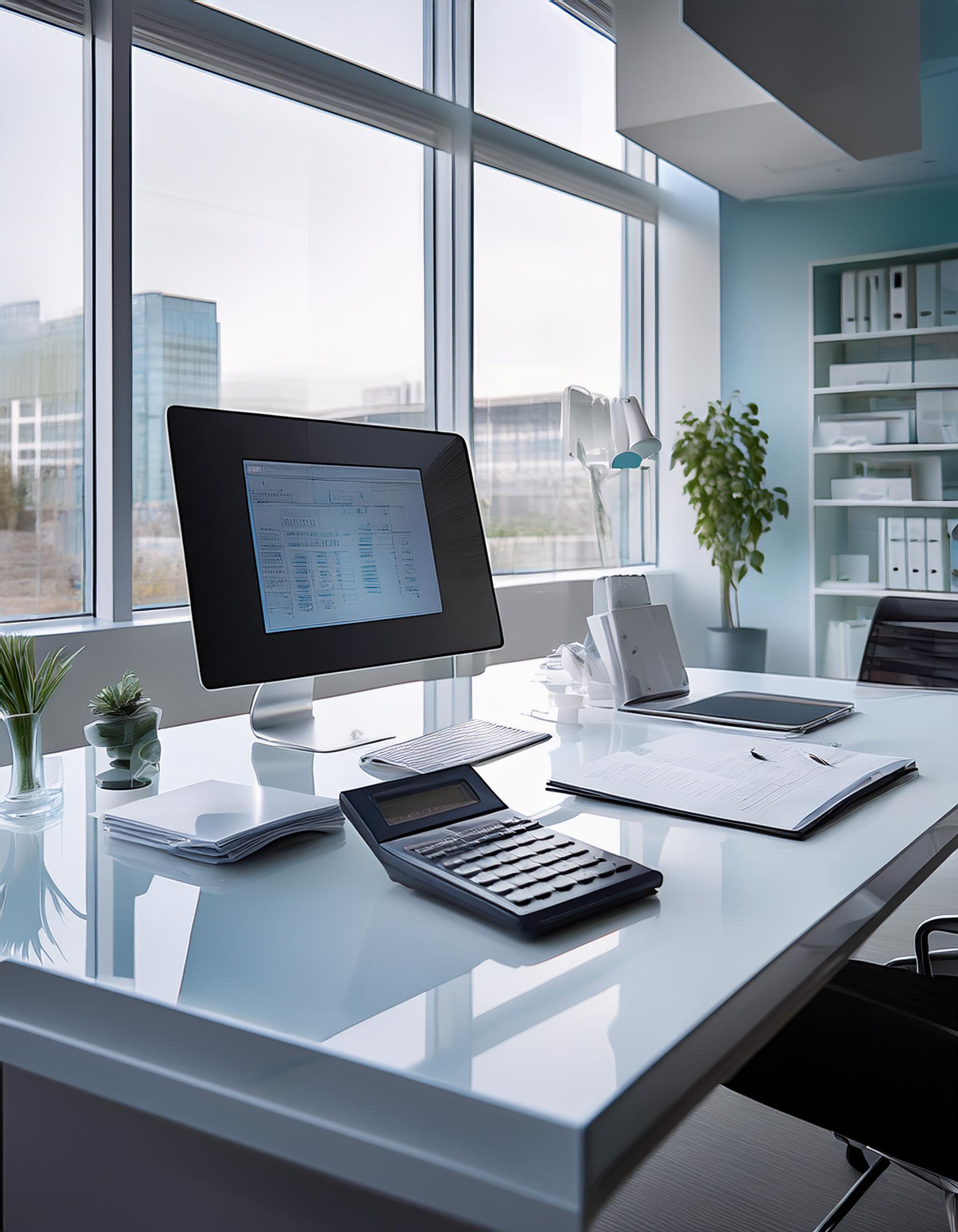 Steuerberatungsgespräch in einem modernen Büro